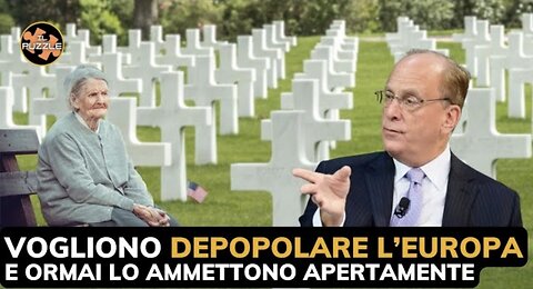 NWO, DEPOPOLAZIONE: Larry Fink Black Rock 2024 WEF, agenda digitale robot