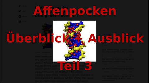 Affenpocken – Überblick und Ausblick – Teil 3