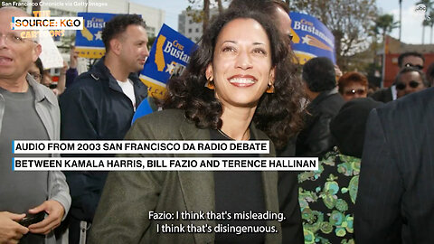 2003: Kamala confronted during the debate in the runup for San Francisco district attorney for claiming she'd tried "hundreds" of cases. Admits it was "about 50."