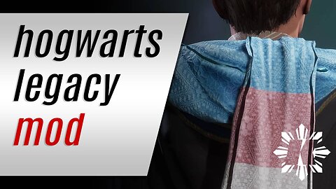 Hogwarts Legacy Mod » Protect Yourself with the Trans Flag Scarf