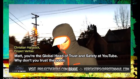 Project Veritas Reporter Confronts YouTube Vice President of Global Trust & Safety!!! BOOM