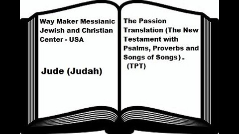 Bible Study - The Passion Translation - TPT - Jude (Judah)