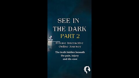 WORKSHOP: See in the Dark