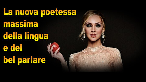 La nuova poetessa Ferragni