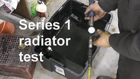 Series 1 radiator test