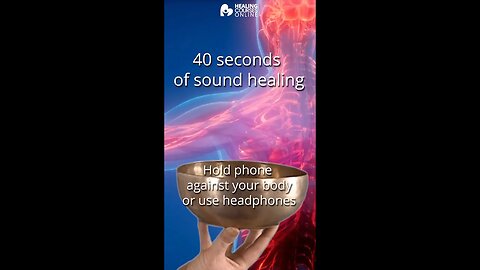 DEEP SOUND HEALING | in 40 seconds - TIBETAN BOWL VIBRATIONS #shorts