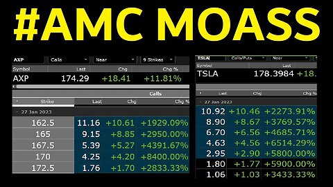 AMC GME MOASS?! TSLA MOASS AXP MOASS AI MOASS - Join the discord to get life changing returns.