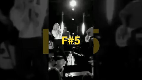 🟡 Carrie Underwood • F#5 | #shorts #carrieunderwood #alone #vocalrange #highnotes #subscribe #short