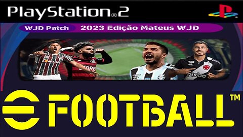 NOVO ! PES 2023 BRASILEIRÃO ATUALIZADO PLAYSTATION 2