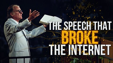 Billy Graham - The Speech That Broke The Internet - Most Inspiring Ever