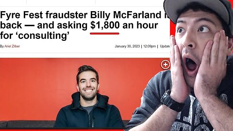 Billy McFarland's NEW Money Making Consulting Scheme