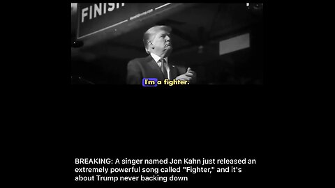 ‘Fighter’ music video - MAGA TRUMP