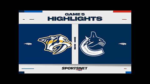 NHL Game 5 Highlights _ Predators vs. Canucks - April 30, 2024