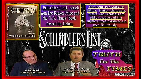 "SCHINDLER'S LIST"... WHEN 'FICTION' BECOMES 'REALITY' | PASTOR PETER JOHN PETERS W/ ERNST ZÜNDEL