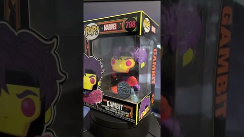 Gambit (blacklight) #funkopop #funkocommunity #shorts #sub #marvel #gambit #xmen #mcu #mcufan