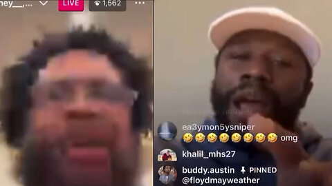 Floyd Mayweather & Bill Haney go back & forth on IG Live