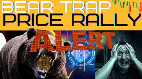 *ALERT* MASSIVE Bitcoin BEAR TRAP, NOT BULL TRAP INCOMING. Crypto PRICE GONNA RALLY.🐻🪤 #bitcoin