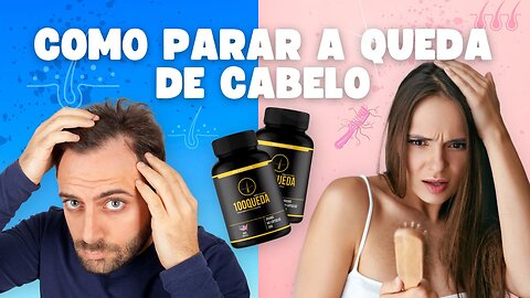 🛑Como Tratar a QUEDA de CABELO / 100QUEDA