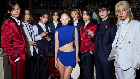 K-Pop Stars Shine: Stray Kids & Jennie at Met Gala 2024