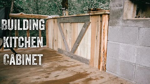 S2 EP33 | TIMBER FRAME | OUTDOOR FOREST KITCHEN | BUILDING KITCHEN CABINET