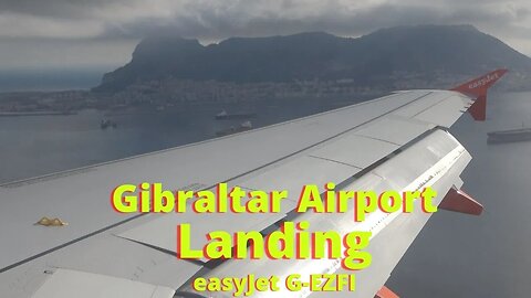 Landing at Gibraltar Airport, Seat 16F