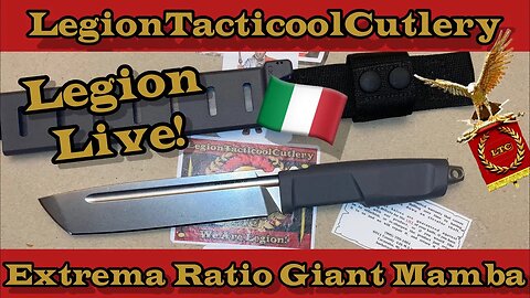 Legion Live! Extrema Ratio Giant Mamba in Wolf Grey!