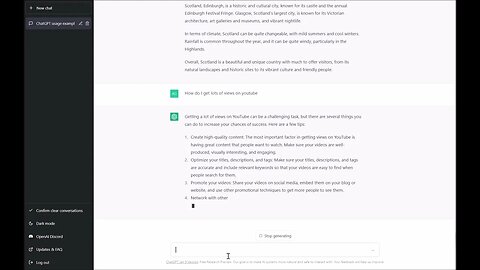 ChatGPT: How do I get lots of views on youtube