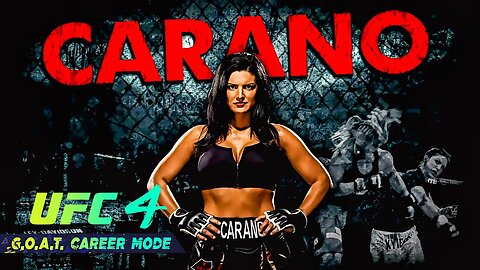 UFC 4 "CRUSH" GINA CARANO CAREER MODE EP 12 (PS4)