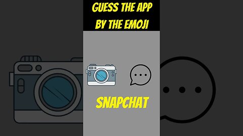 GUESS THE APP BY THE EMOJI| #shorts