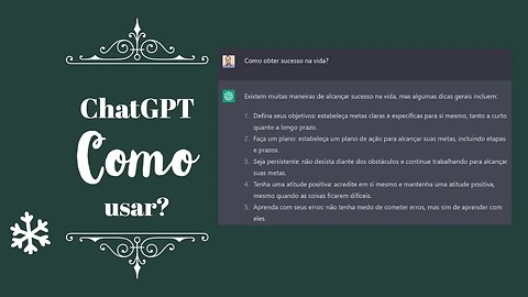 🤖 Como USAR, e o que é o CHATGPT?