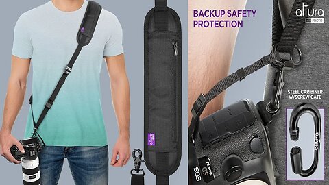 Altura Over Shoulder Camera Strap: The Ultimate Comfort & Convenience!