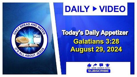 Today's Daily Appetizer (Galatians 3:28)