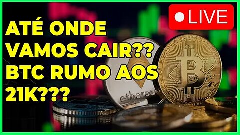 BITCOIN INDO BUSCAR OS 21K?? ATÉ ONDE VAMOS CAIR? - #bitcoin #ethereum #shib #agix #orai