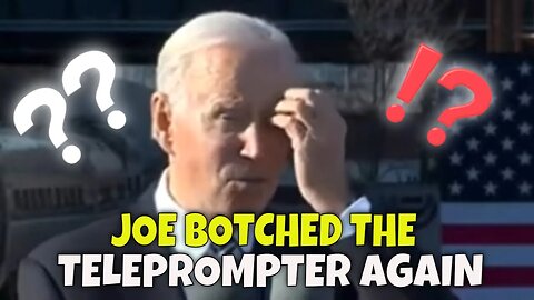 Joe Fought the Teleprompter, and the TELEPROMPTER WON!