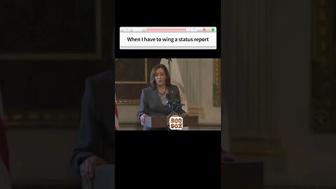 Kamala Harris wings a status report #nonsense #zoobox #buzzword #wordsalad #kamalaharris #satire