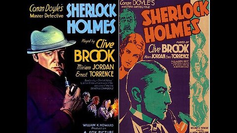 SHERLOCK HOLMES (1932). Sepiatone.