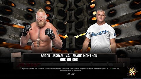 WWE 2k24 Brock Lesnar vs Shane Mcmahon