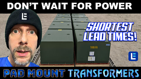 Pad Mounted Transformer OVER 500 Units/Month SHORTEST LEAD TIMES on NEW Units!