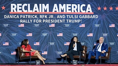 Danica Patrick Hosts RFK Jr. and Tulsi Gabbard as They Rally for President Trump on the Reclaim America Tour! (9/22/24)