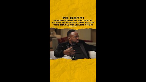 @yogotti Information is valuable, there is nobody too big or too small to learn from