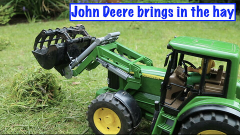 Toy John Deere tractor