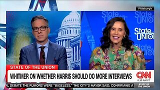 Gov Whitmer On If Kamala Will Do More Interviews: She's A Happy Warrior