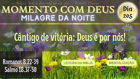 MOMENTO COM DEUS - MILAGRE DA NOITE - Dia 205/365 #biblia