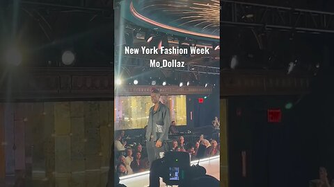 NYFW: MO$ #shortsfeed #shorts #nyfw #black #blackpanther #designer #runway #modollaz #spotlight