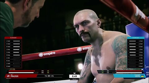 Undisputed Gameplay Joe Frazier vs Oleksandr Usyk