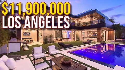 Inside $11,900,000 Los Angeles Hill Top Mega Mansion