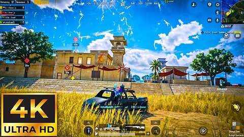 HDR+90FPS emulator best gameplay pubg mobile emulator gameloop 4K