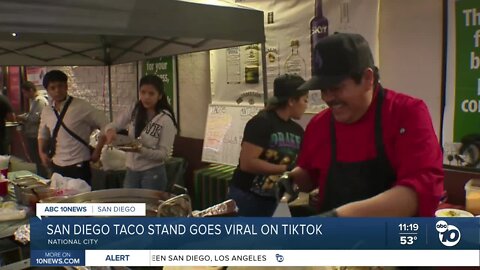 San Diego taco stand goes viral on TikTok