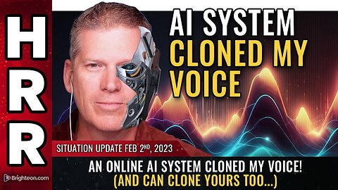 Feb 2, 2023 - An online AI system CLONED my voice! (And can clone yours too...)