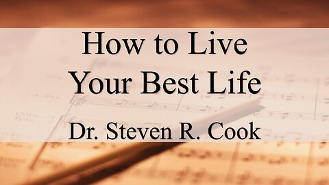 How to Live Your Best Life